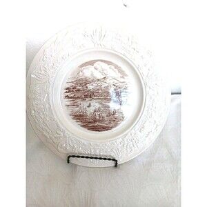 1939 Wedgwood San Francisco 1846 Plate Cali Republic First Edition Barker Bros.